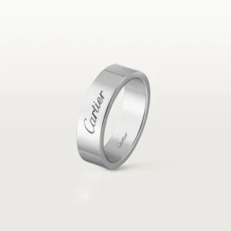 Obrączka ślubna C De Cartier – platyna – Cartier