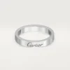 Obrączka ślubna C De Cartier – platyna – Cartier
