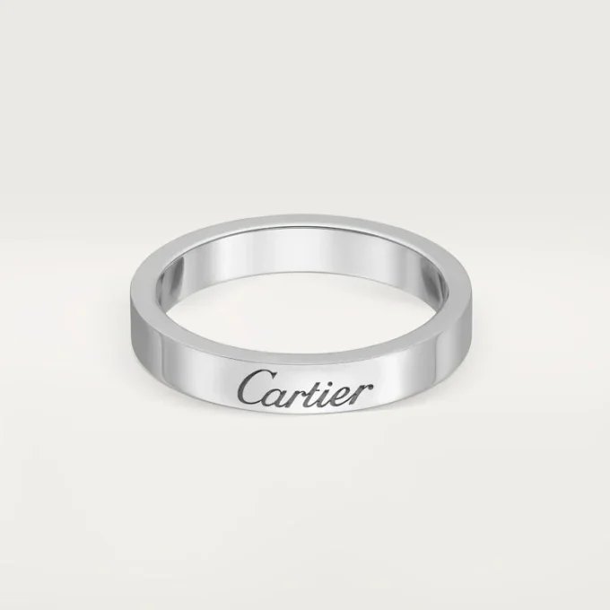 Obrączka ślubna C De Cartier – platyna – Cartier