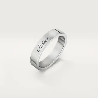Obrączka ślubna C De Cartier – platyna – Cartier