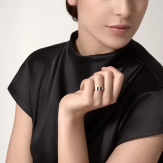 Obrączka ślubna C De Cartier – platyna – Cartier
