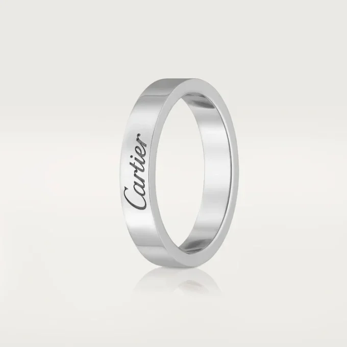 Obrączka ślubna C De Cartier – platyna – Cartier