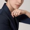 Obrączka ślubna C De Cartier – platyna – Cartier