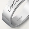 Obrączka ślubna C De Cartier – platyna – Cartier