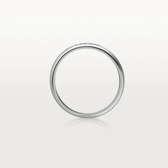 Obrączka ślubna C De Cartier – platyna – Cartier
