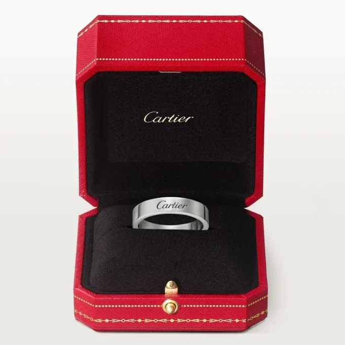 Obrączka ślubna C De Cartier – platyna – Cartier Obrączka ślubna C De Cartier – platyna – Cartier