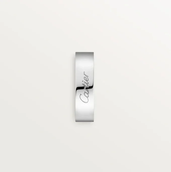 Obrączka ślubna C De Cartier – platyna – Cartier