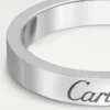 Obrączka ślubna C De Cartier – platyna – Cartier