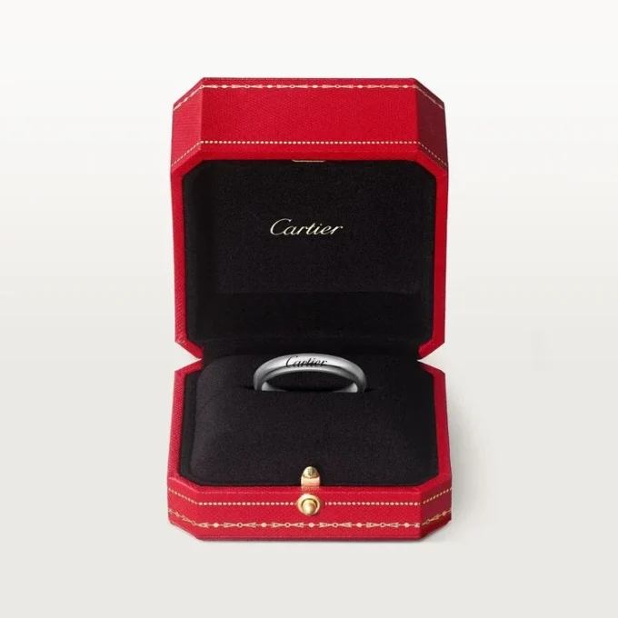 Obrączka ślubna C De Cartier – platyna – Cartier
