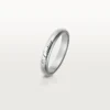 Obrączka ślubna C De Cartier – platyna, diamenty – Cartier
