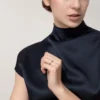Obrączka ślubna C De Cartier – platyna, diamenty – Cartier