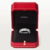 Obrączka ślubna C De Cartier – platyna, diamenty – Cartier