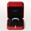 Obrączka ślubna C De Cartier – platyna, diamenty – Cartier