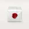 Obrączka ślubna C De Cartier – platyna, diamenty – Cartier