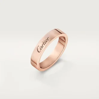 Obrączka ślubna C De Cartier – różowe złoto – Cartier