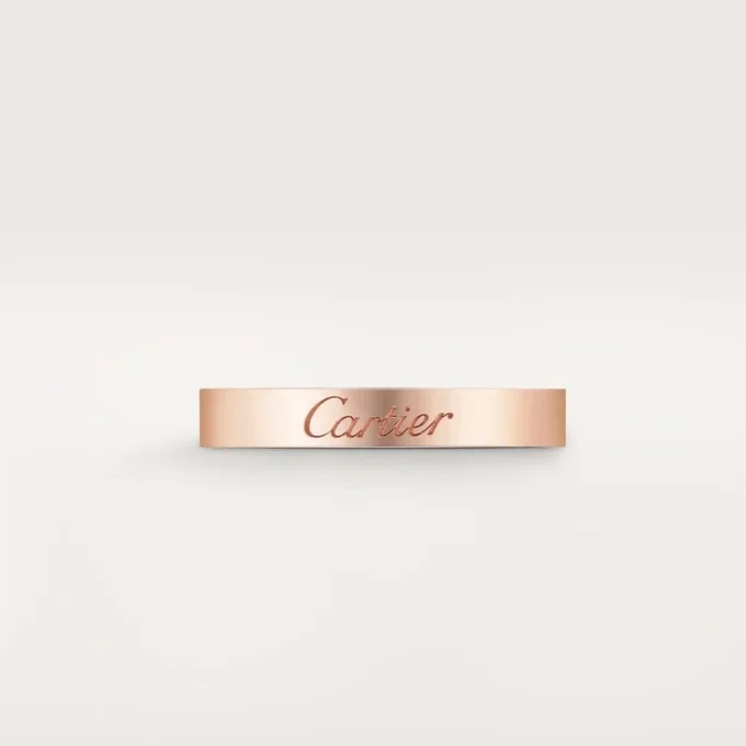 Obrączka ślubna C De Cartier – różowe złoto – Cartier
