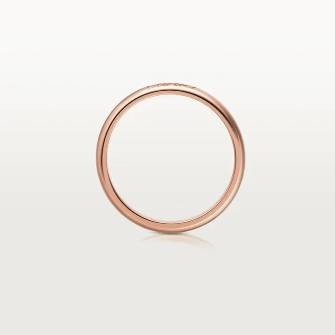 Obrączka ślubna C De Cartier – różowe złoto – Cartier