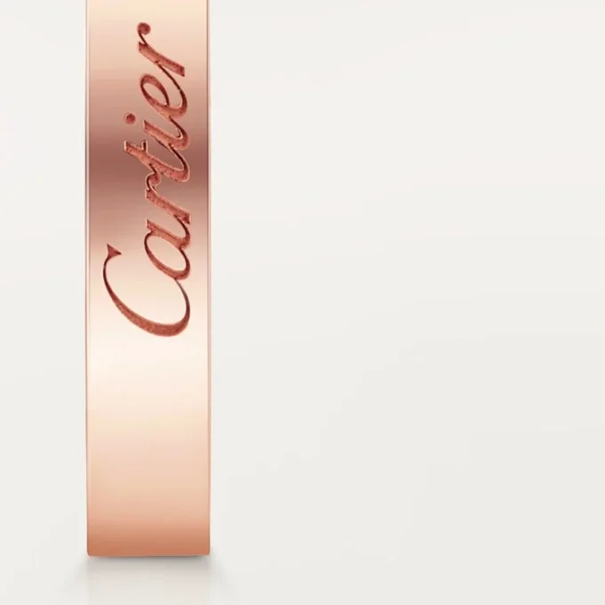 Obrączka ślubna C De Cartier – różowe złoto – Cartier