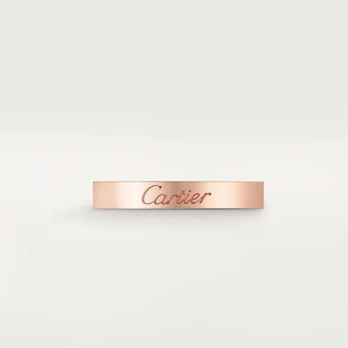 Obrączka ślubna C De Cartier – różowe złoto – Cartier