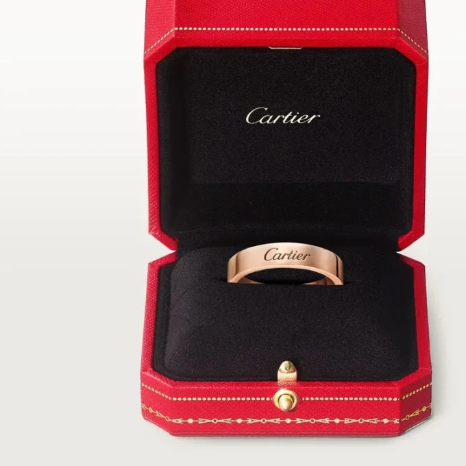 Obrączka ślubna C De Cartier – różowe złoto – Cartier