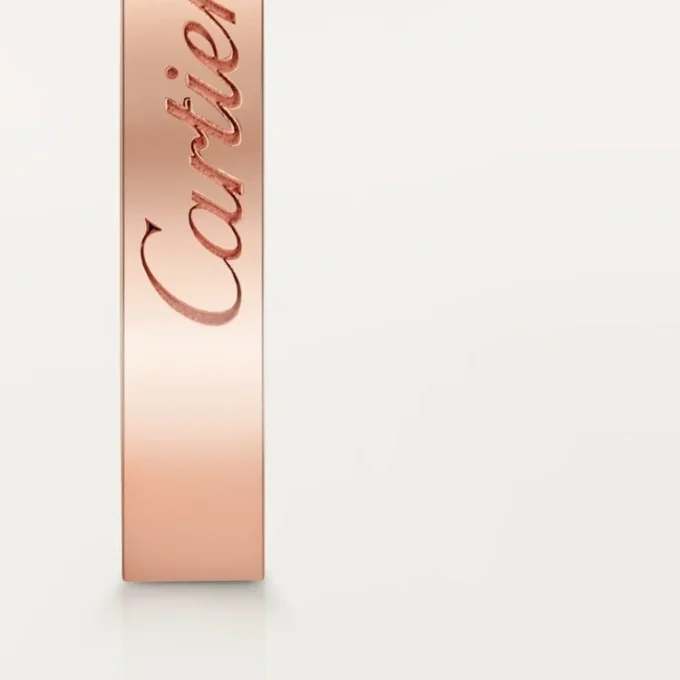 Obrączka ślubna C De Cartier – różowe złoto – Cartier