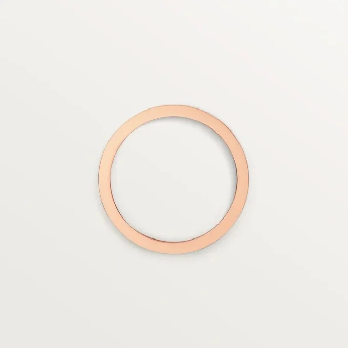 Obrączka ślubna C De Cartier – różowe złoto, diament – Cartier
