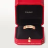 Obrączka ślubna C De Cartier – różowe złoto, diament – Cartier