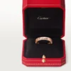Obrączka ślubna C De Cartier – różowe złoto, diament – Cartier