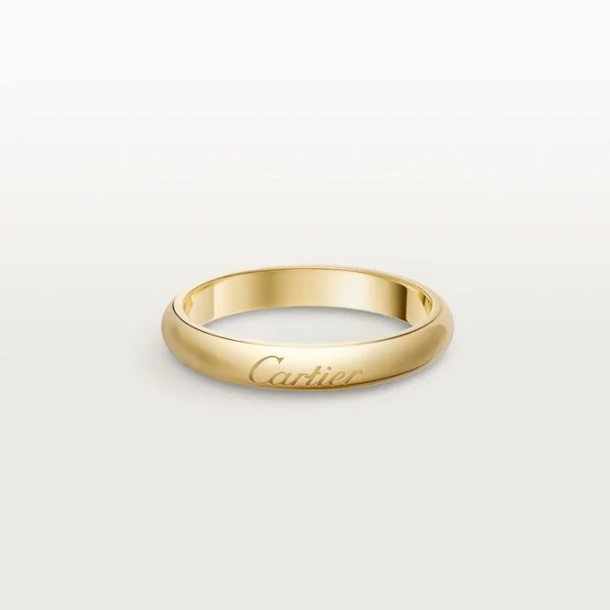Obrączka ślubna C De Cartier, szerokość 3 mm