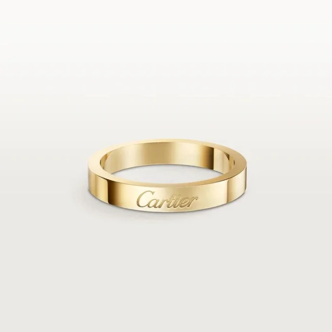Obrączka ślubna C De Cartier, szerokość 3 mm