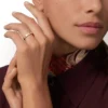 Obrączka ślubna C De Cartier, szerokość 3 mm, 1 diament