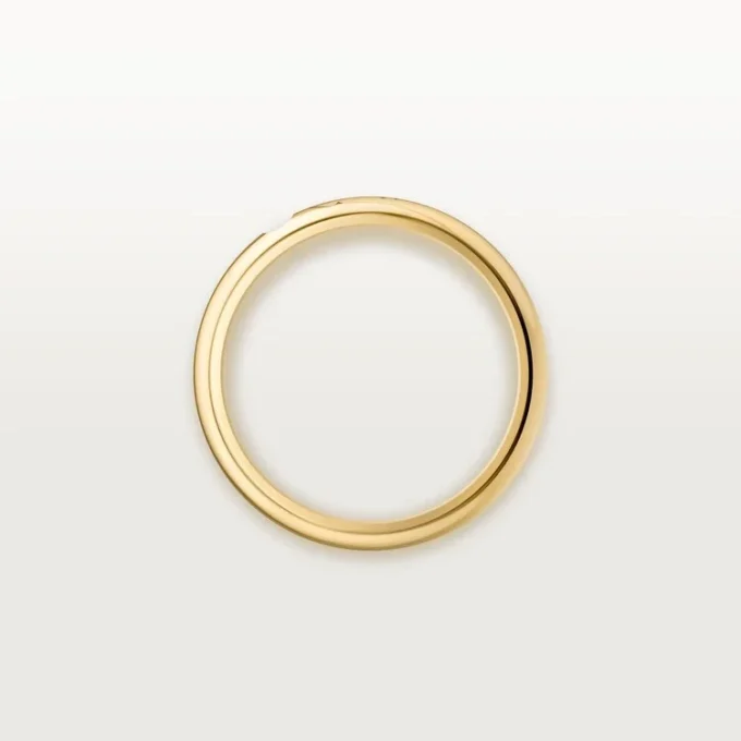 Obrączka ślubna C De Cartier, szerokość 3 mm, 1 diament