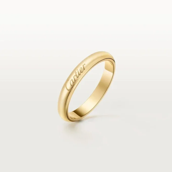 Obrączka ślubna C De Cartier, szerokość 3 mm