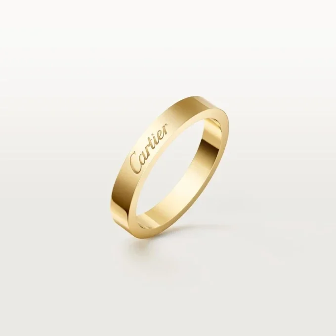 Obrączka ślubna C De Cartier, szerokość 3 mm