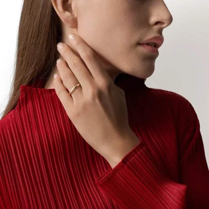 Obrączka ślubna C De Cartier, szerokość 3 mm