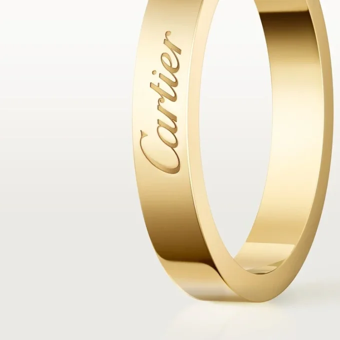 Obrączka ślubna C De Cartier, szerokość 3 mm