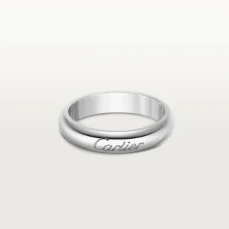 Obrączka ślubna C De Cartier, szerokość 4 mm