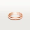 Obrączka ślubna C De Cartier, szerokość 4 mm