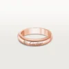 Obrączka ślubna C De Cartier, szerokość 4 mm, 1 diament