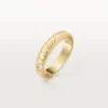 Obrączka ślubna C De Cartier, szerokość 4 mm, 1 diament