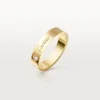 Obrączka ślubna C De Cartier, szerokość 4 mm, 1 diament