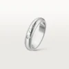 Obrączka ślubna C De Cartier, szerokość 4 mm, 1 diament
