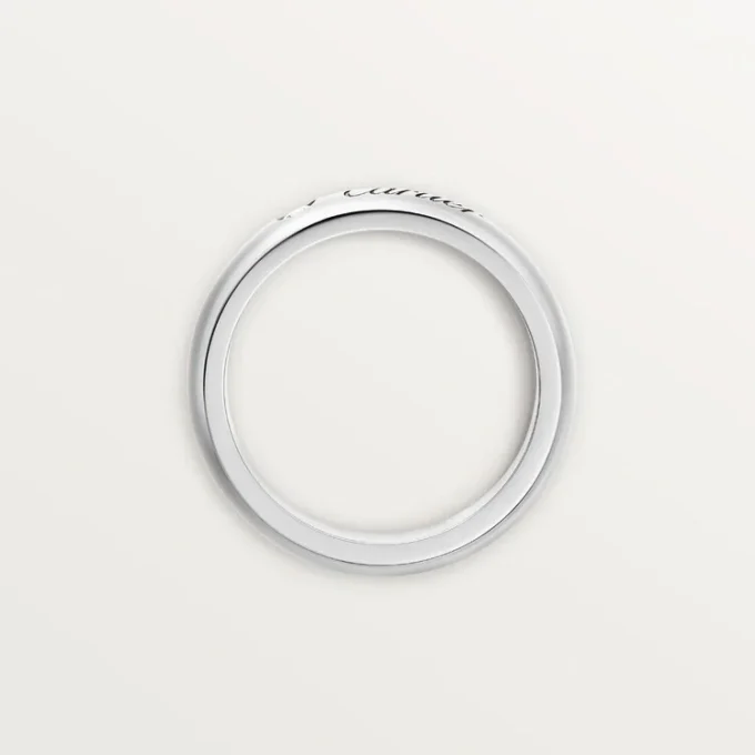 Obrączka ślubna C De Cartier, szerokość 4 mm, 1 diament