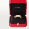 Obrączka ślubna C De Cartier, szerokość 4 mm, 1 diament
