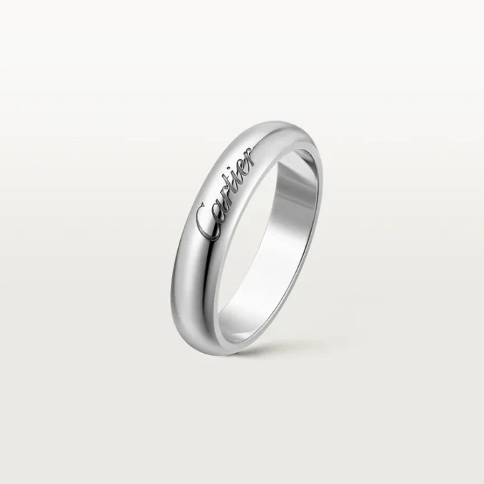Obrączka ślubna C De Cartier, szerokość 4 mm