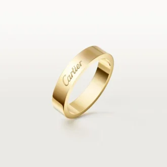 Obrączka ślubna C De Cartier, szerokość 4 mm