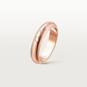 Obrączka ślubna C De Cartier, szerokość 4 mm