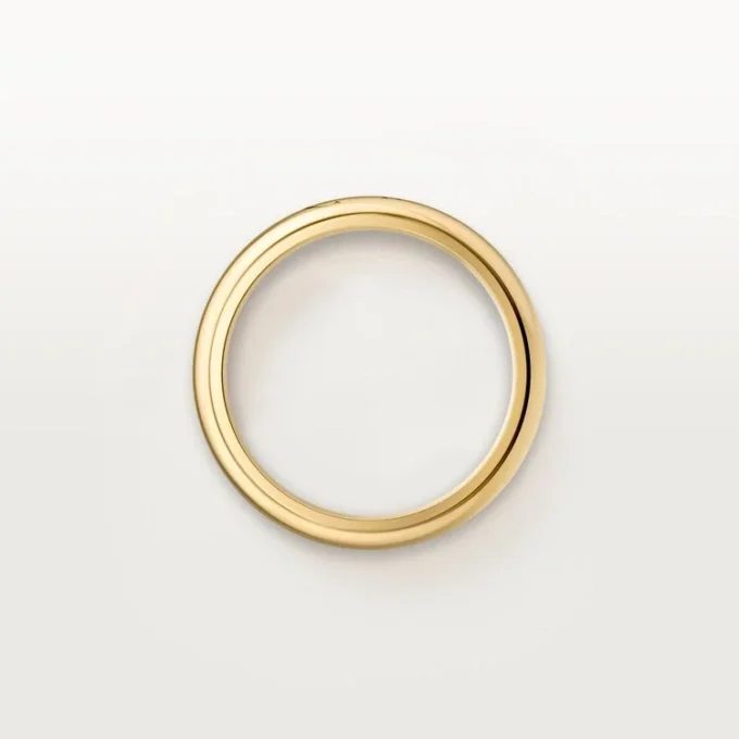Obrączka ślubna C De Cartier, szerokość 4 mm