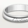 Obrączka ślubna C De Cartier, szerokość 4 mm