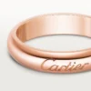 Obrączka ślubna C De Cartier, szerokość 4 mm
